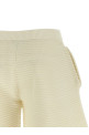'Corrugated Knit' pants White