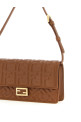 'Baguette' wallet on chain Brown