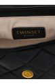 Shaved velvet shoulder strap Black