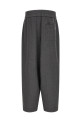 Mélange wool pants Gray