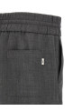 Mélange wool pants Gray