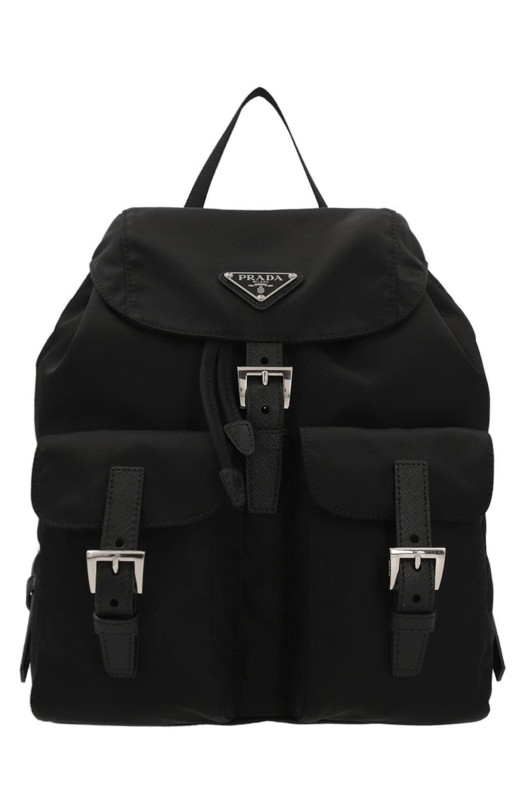 Невеликий рюкзак з нейлону, чорний PRADA 1BZ677VOOORV44F0002