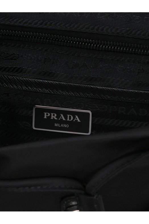 Невеликий рюкзак з нейлону, чорний PRADA 1BZ677VOOORV44F0002