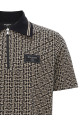'PB' polo shirt Black-grey