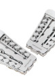 'Multi Crystal' earrings Silver