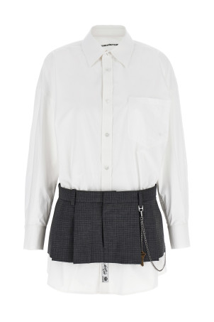 'Pre-Styled Shirt Dress W Chain' dress Multicolor