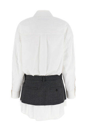 'Pre-Styled Shirt Dress W Chain' dress Multicolor