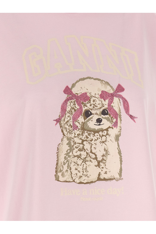 Printed T-shirt Pink
