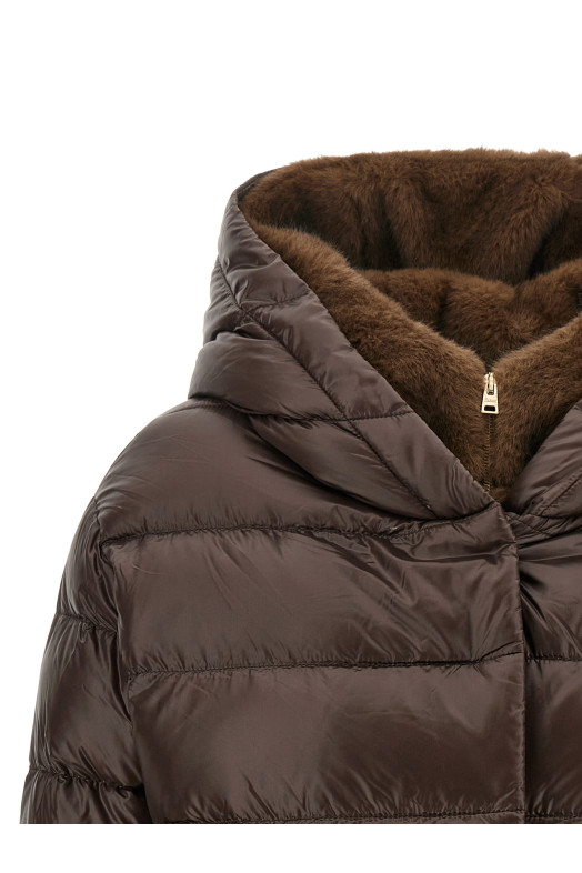 'Fusciacca' down jacket Brown