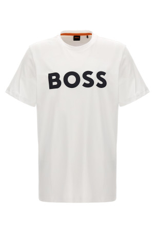 Футболка з логотипом, біла HUGO BOSS 50481923100