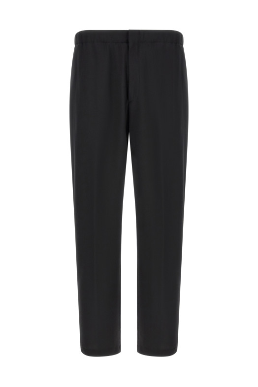 Virgin wool pants Black