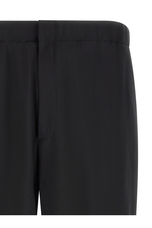 Virgin wool pants Black