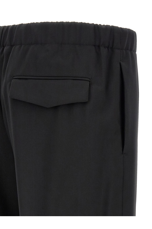 Virgin wool pants Black
