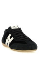 Nappa and velvet sneakers Black-grey