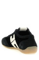 Nappa and velvet sneakers Black-grey