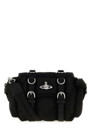 Black fabric Rocky crossbody bag Brown VIVIENNE WESTWOOD (4304008QUW019E)