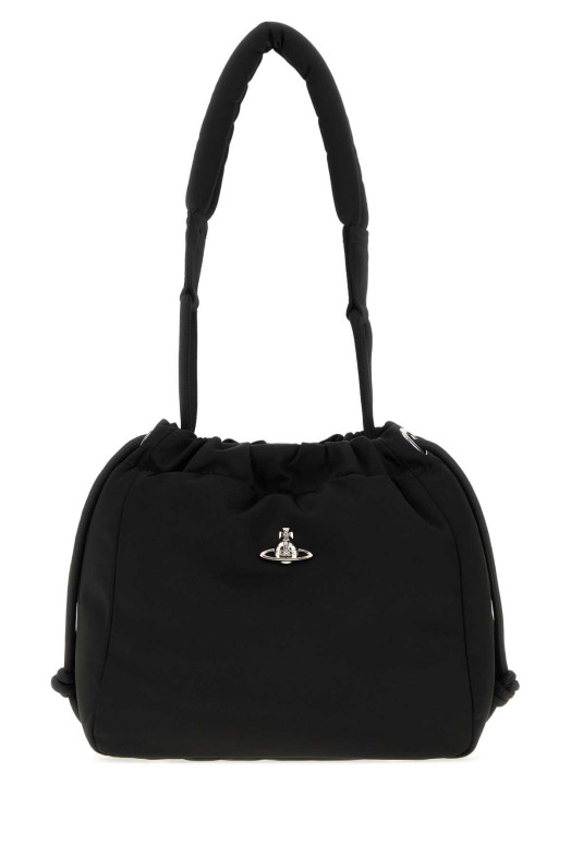 Black fabric  Hilary bucket bag VIVIENNE WESTWOOD (4C03000CUW001Y)