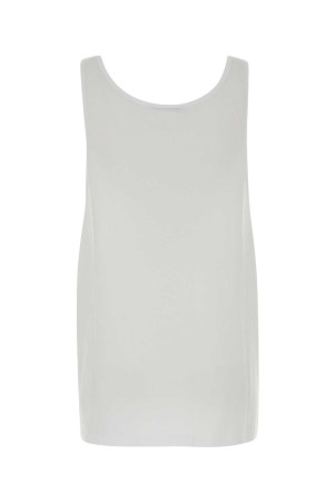 White cotton tank top STELLA McCARTNEY (6J04843SQB15)