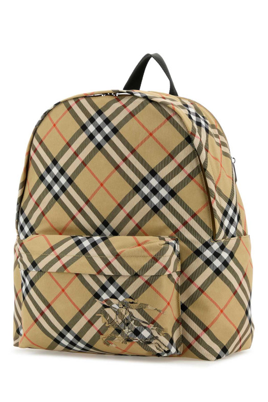 Embroidered fabric Check backpack BURBERRY (8091312)