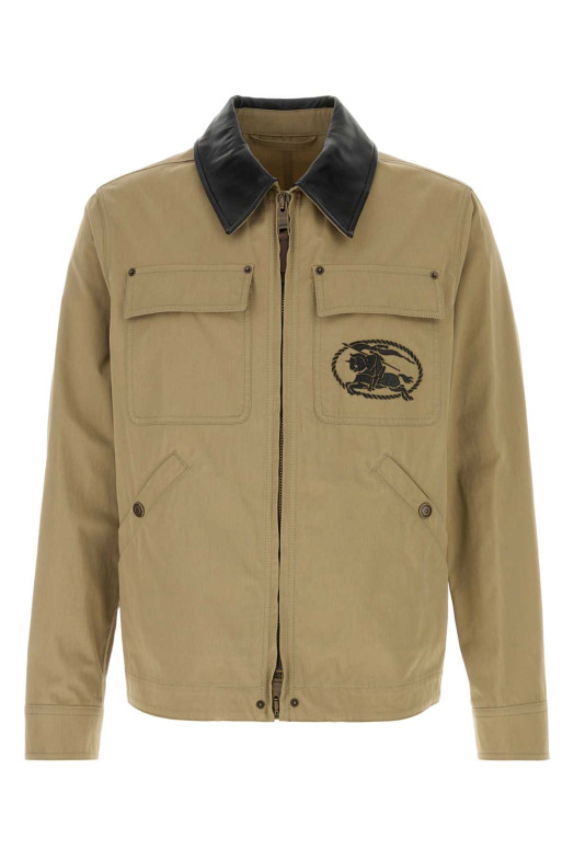 Cappuccino cotton jacket BURBERRY (8122545)