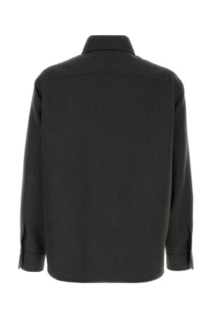 Graphite gabardine overshirt VALENTINO GARAVANI (9V3CIO01AWA)
