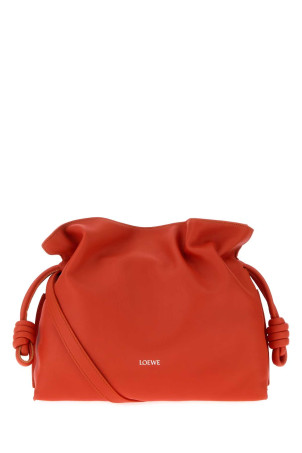 Orange nappa leather medium Flamenco clutch LOEWE (A411FC1XD4)