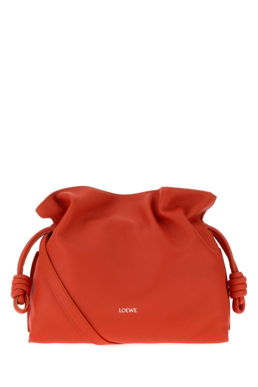 Orange nappa leather medium Flamenco clutch LOEWE (A411FC1XD4)