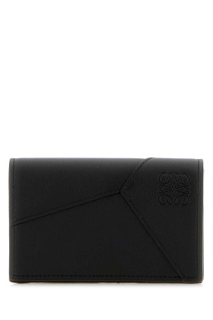 Black leather Puzzle coin purse Black LOEWE (C510M97X03)