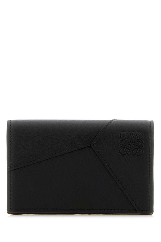 Black leather Puzzle coin purse Black LOEWE (C510M97X03)