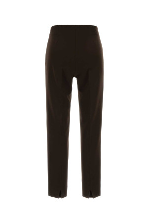 Dark brown stretch polyester Gioia pant PT TORINO (CDVSGIZ00STDDX09)