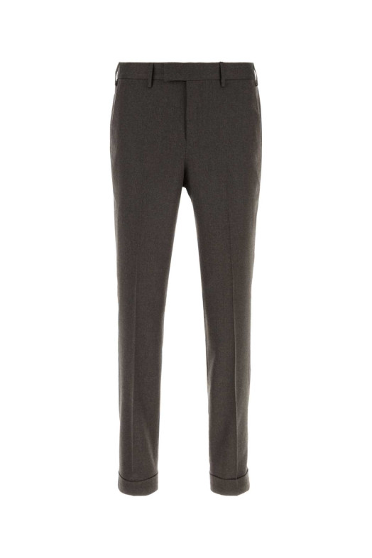 Brown stretch wool pant PT TORINO (COAFMAZ00CL1CM13)