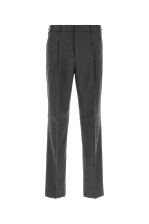 Dark grey stretch wool pant PT TORINO (COAFX9Z10FWDRB11)