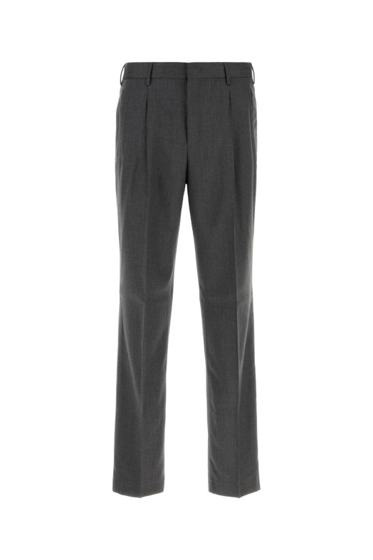 Dark grey stretch wool pant PT TORINO (COAFX9Z10FWDRB11)
