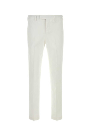 White stretch cotton pant PT TORINO (COATMAZ00CL1NK31)