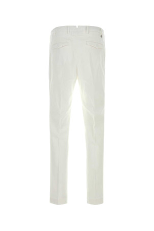 White stretch cotton pant PT TORINO (COATMAZ00CL1NK31)