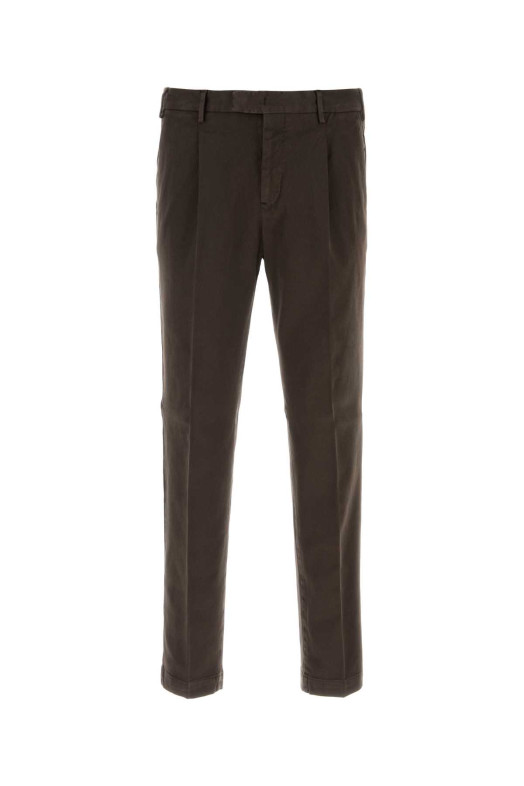 Brown stretch cotton pant PT TORINO (COATMAZA0CL1CK09)