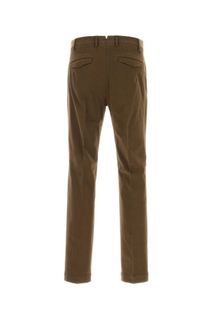 Brown stretch cotton pant PT TORINO (COATMAZA0CL1NK31)