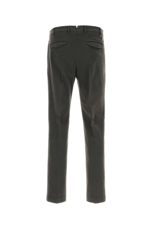 Charcoal stretch cotton pant PT TORINO (COATMAZA0CL1NK31)