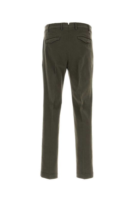 Olive green stretch cotton pant PT TORINO (COATMAZA0CL1NK31)