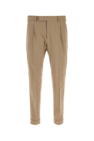 Beige stretch wool pant PT TORINO (CORFZAZ40FWDMA37)
