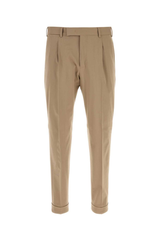 Beige stretch wool pant PT TORINO (CORFZAZ40FWDMA37)