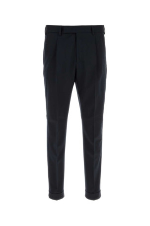 Midnight blue stretch wool pant PT TORINO (CORFZAZ40FWDMA37)