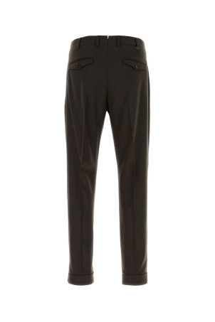 Dark brown stretch wool blend pant PT TORINO (CORFZAZ40FWDTO03)