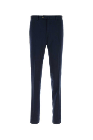 Navy blue cotton blend pant PT TORINO (COVS01Z00CL1SU06)