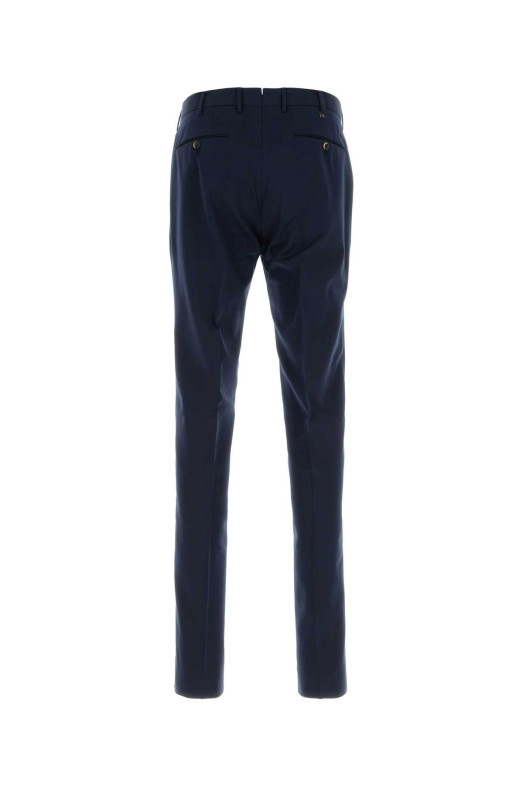 Navy blue cotton blend pant PT TORINO (COVS01Z00CL1SU06)