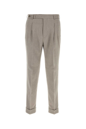 Dove grey cotton blend pant PT TORINO (COZSCLZB0CL1SU07)