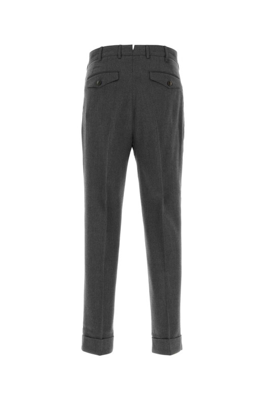 Dark grey cotton blend pant PT TORINO (COZSCLZB0CL1SU07)