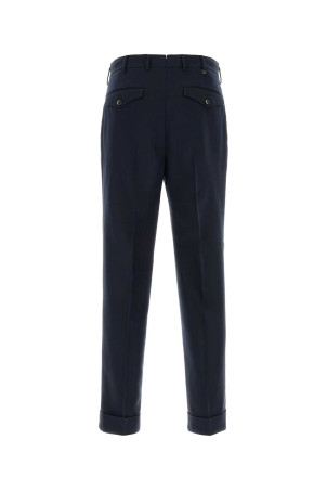 Navy blue cotton blend pant PT TORINO (COZSCLZB0CL1SU07)