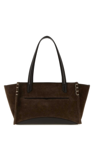 Chocolate suede Loafer handbag Red JW ANDERSON (HB0783LA0364)