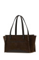 Chocolate suede Loafer handbag Red JW ANDERSON (HB0783LA0364)